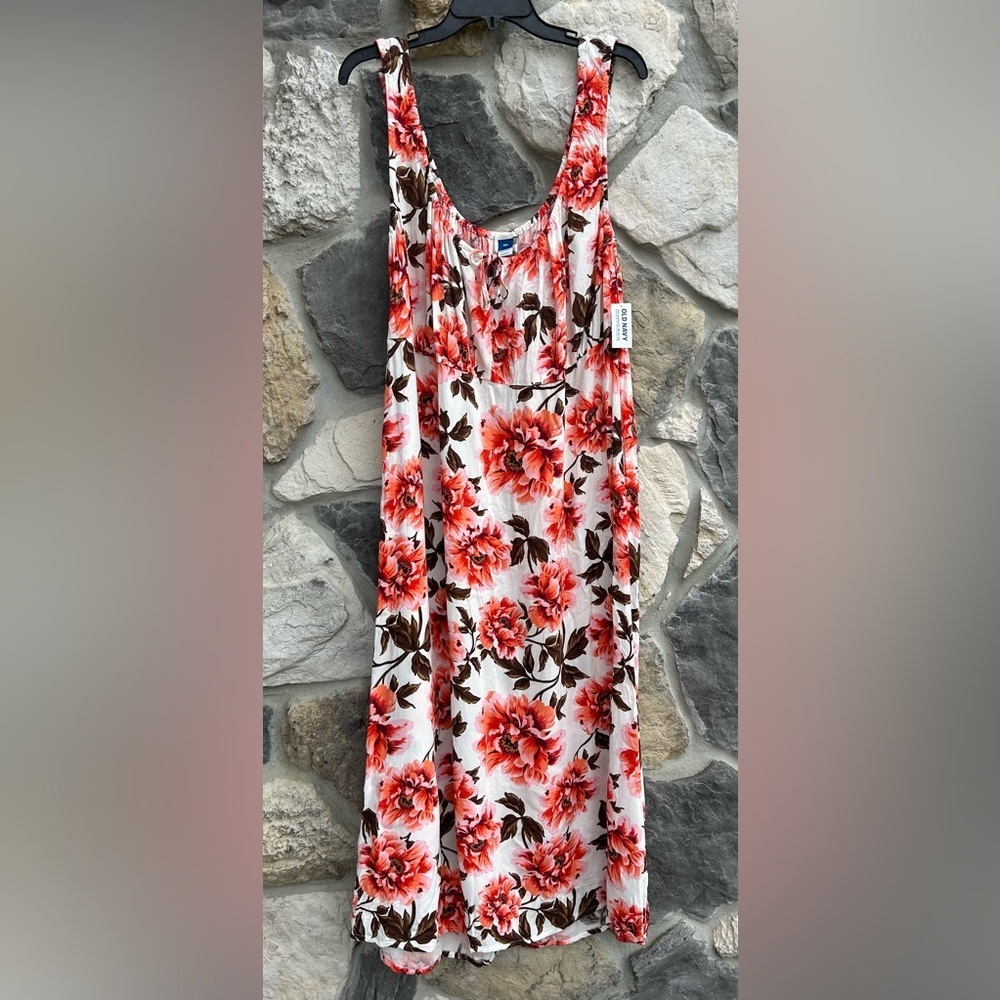 Old Navy Maxi Dress XXL Floral Boho Spring Feminine Casual Sundress Romantic